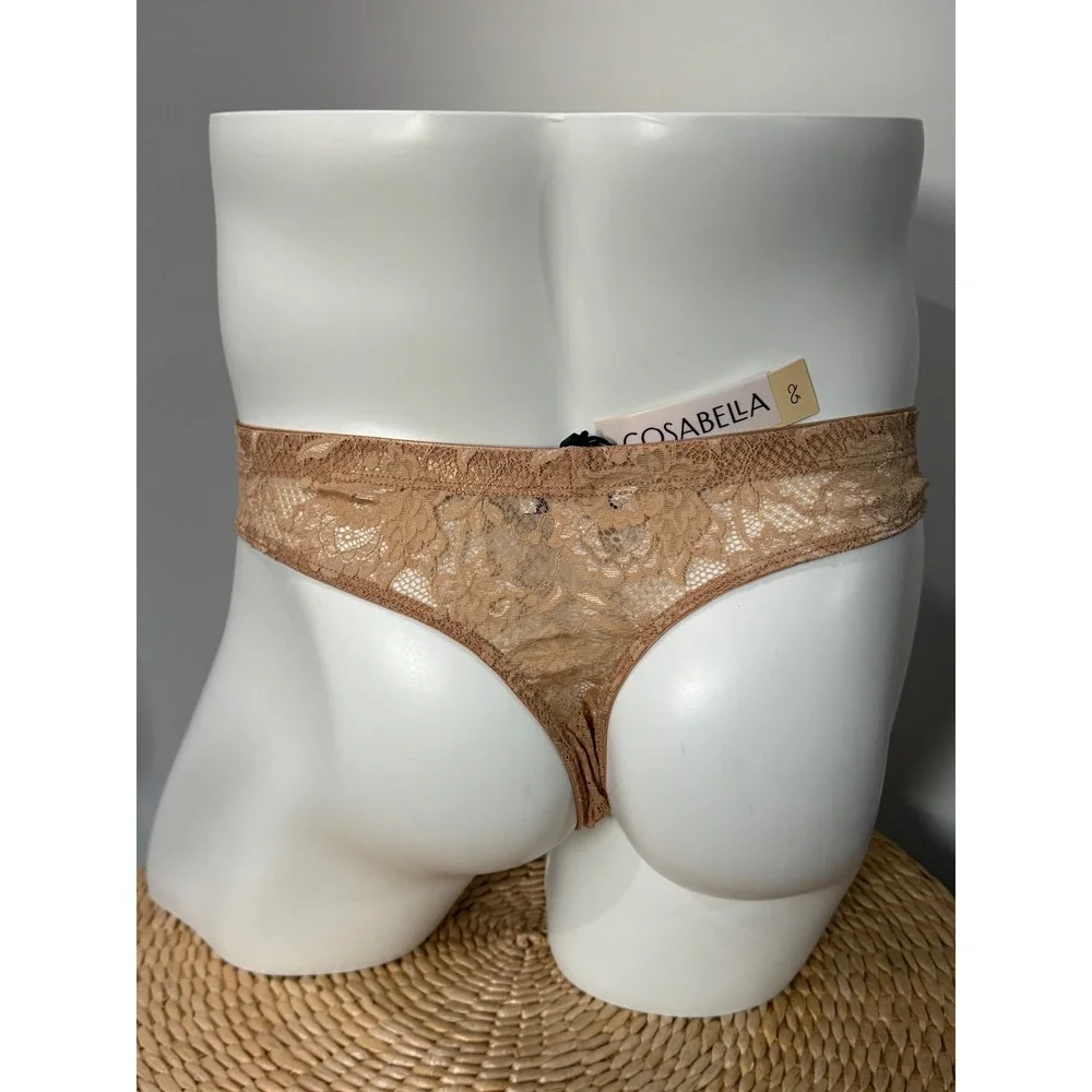 Cosabella Never Say Never Men's Classic G-String Lace Thong Sei  NWT size S